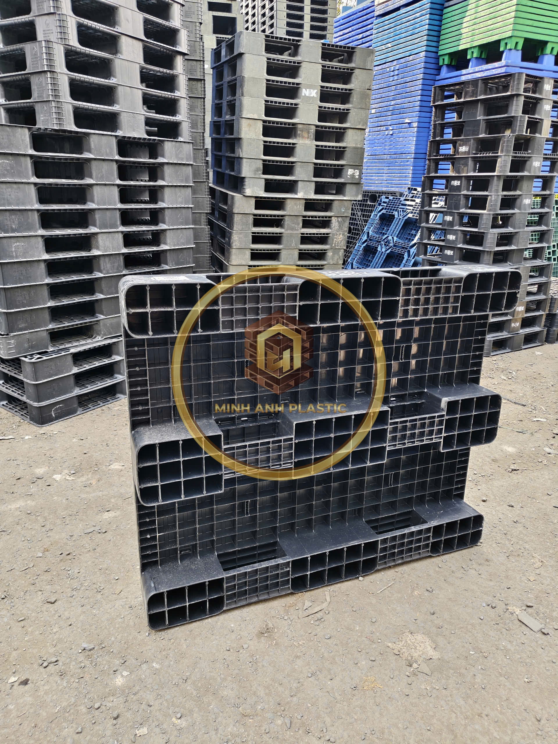 pallet nhựa cũ Hậu Giang