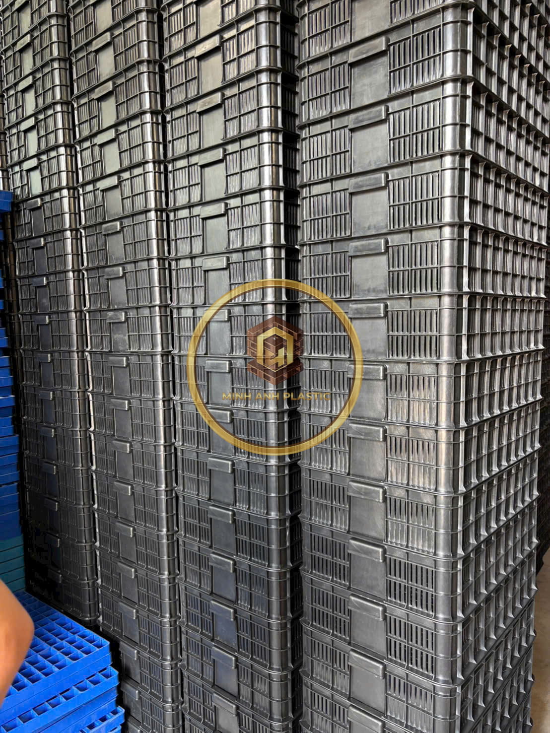 sóng nhựa có bánh xe